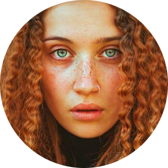 anxiety therapy girl with curly hair